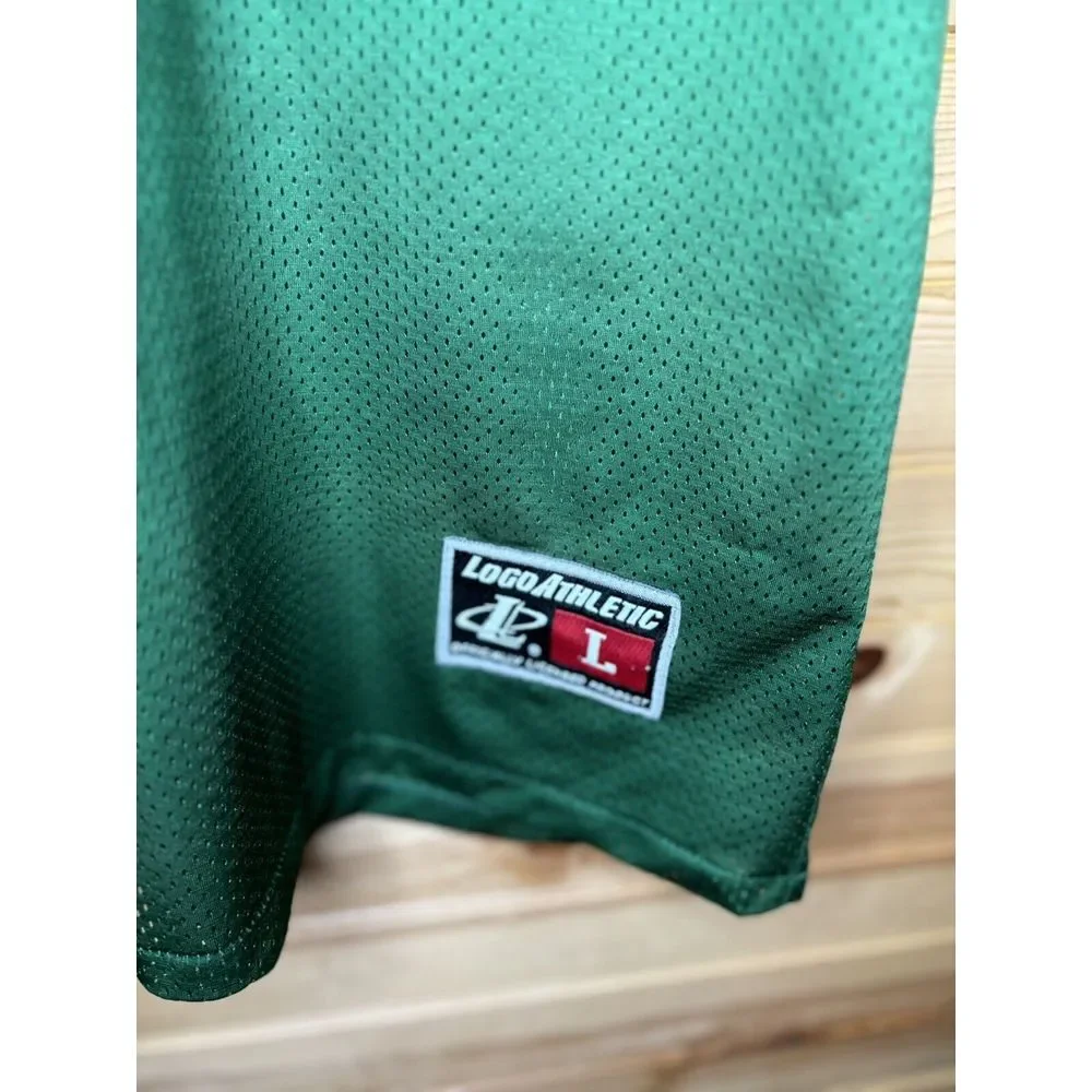 Vintage Logo Athletic‎ Green Bay Packers Brett Favre Jersey YOUTH Size L Large - Picture 4 of 6